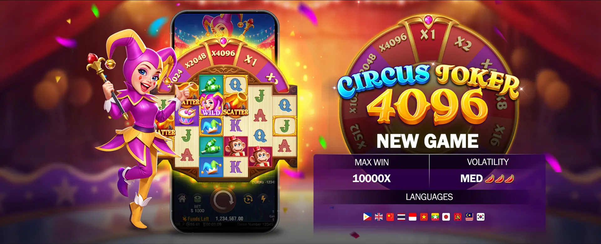 epicwin mobile app interface showing various games